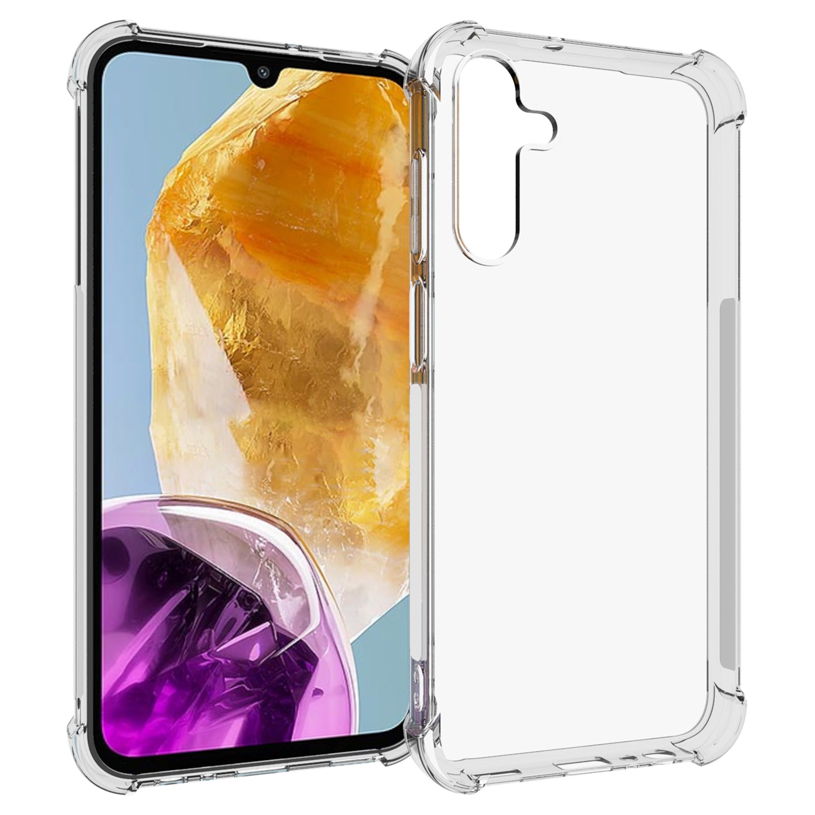 For Samsung Galaxy M15 5G / F15 5G Case Non-slip Drop-proof Clear TPU Smartphone Cover For Samsung Galaxy M15 5G / F15 5G Case Non-slip Drop-proof Clear TPU Smartphone Cover